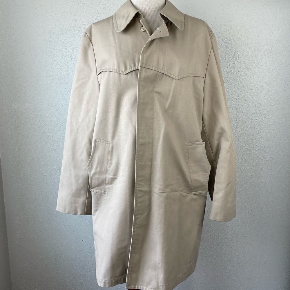 Trench Style Coat Size 40R EUC